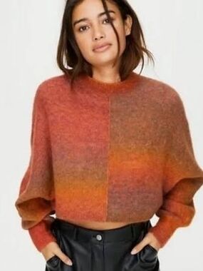 Aritzia Wilfred Free Cosmic Sweater - Cropped Alpaca Blend
